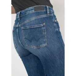 Jeans bootcut POWER bootcut, longueur 34 bleu Noor en coton