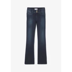 Jeans bootcut ULTRABOO, longueur 34 bleu en coton Eve