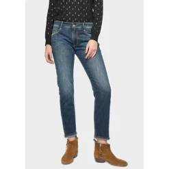 Jeans boyfit 200/43, longueur 34 bleu en coton Fern