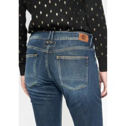 Jeans boyfit 200/43, longueur 34 bleu en coton Fern