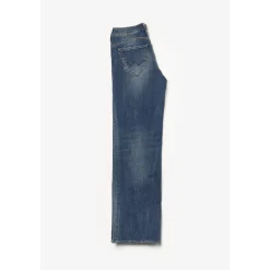 Jeans fille, pulp slim taille haute, longueur 34