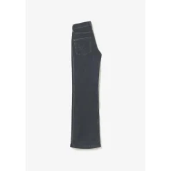 Jeans fille, Flare velours anthracite gris en coton