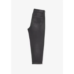 Jeans fille, loose, large COSA - Noir en coton