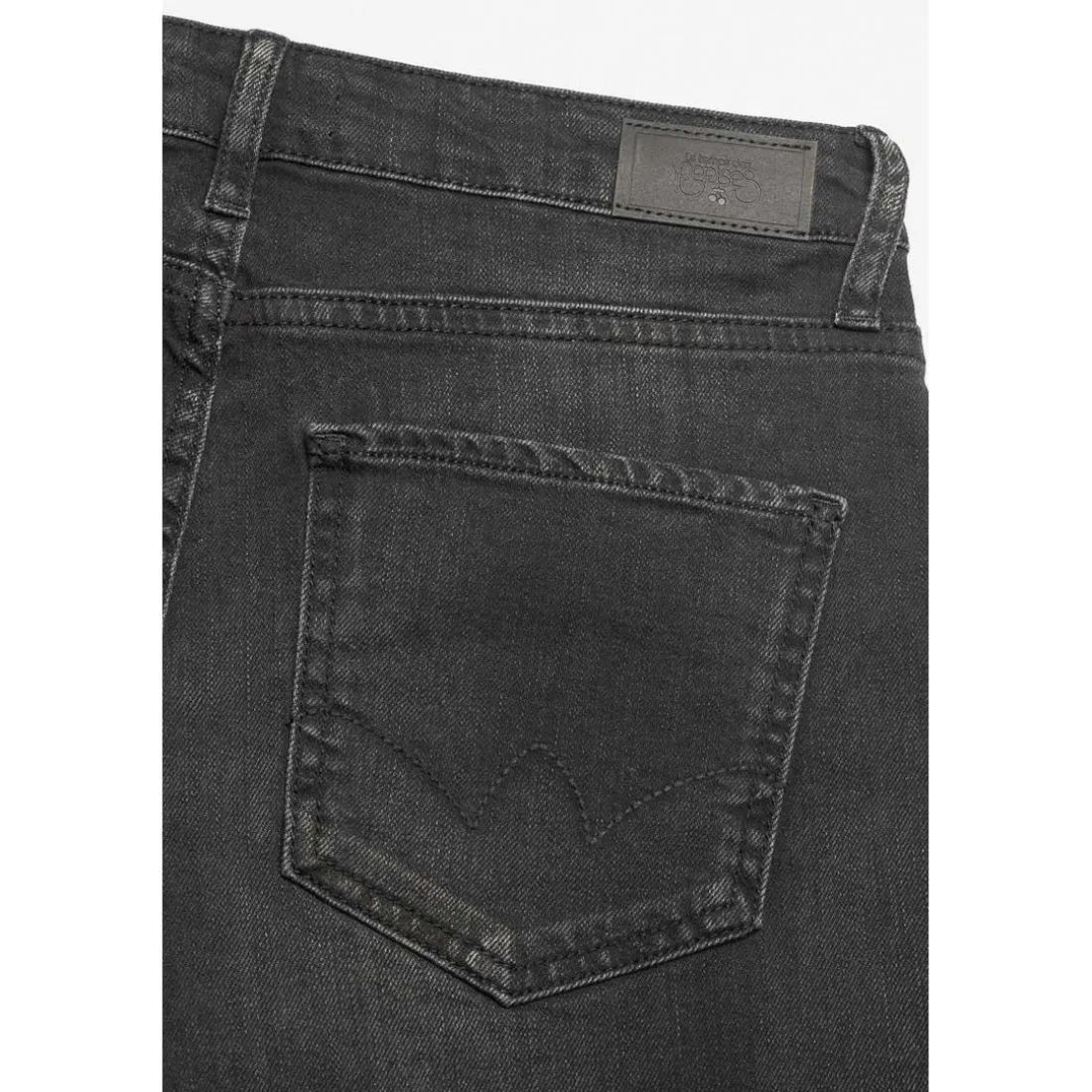 Jeans fille, loose, large COSA - Noir en coton