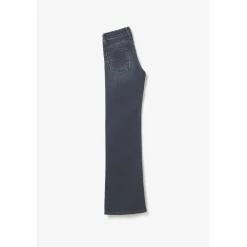 Jeans fille, Sina pulp Flare taille haute bleu-noir N°1 en coton