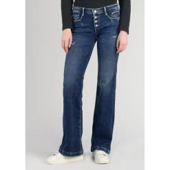 Jeans flare, très évasé en coton