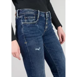 Jeans flare, très évasé en coton