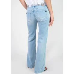 Jeans flare, très évasé , longueur 34 bleu Lyra