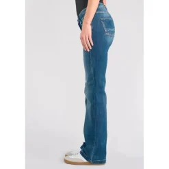 Jeans flare, très évasé , longueur 34 bleu Gaia