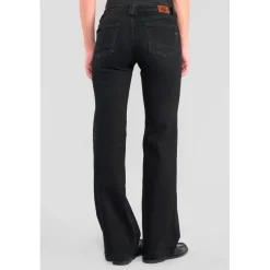 Jeans flare, très évasé , longueur 34 noir Nell en coton