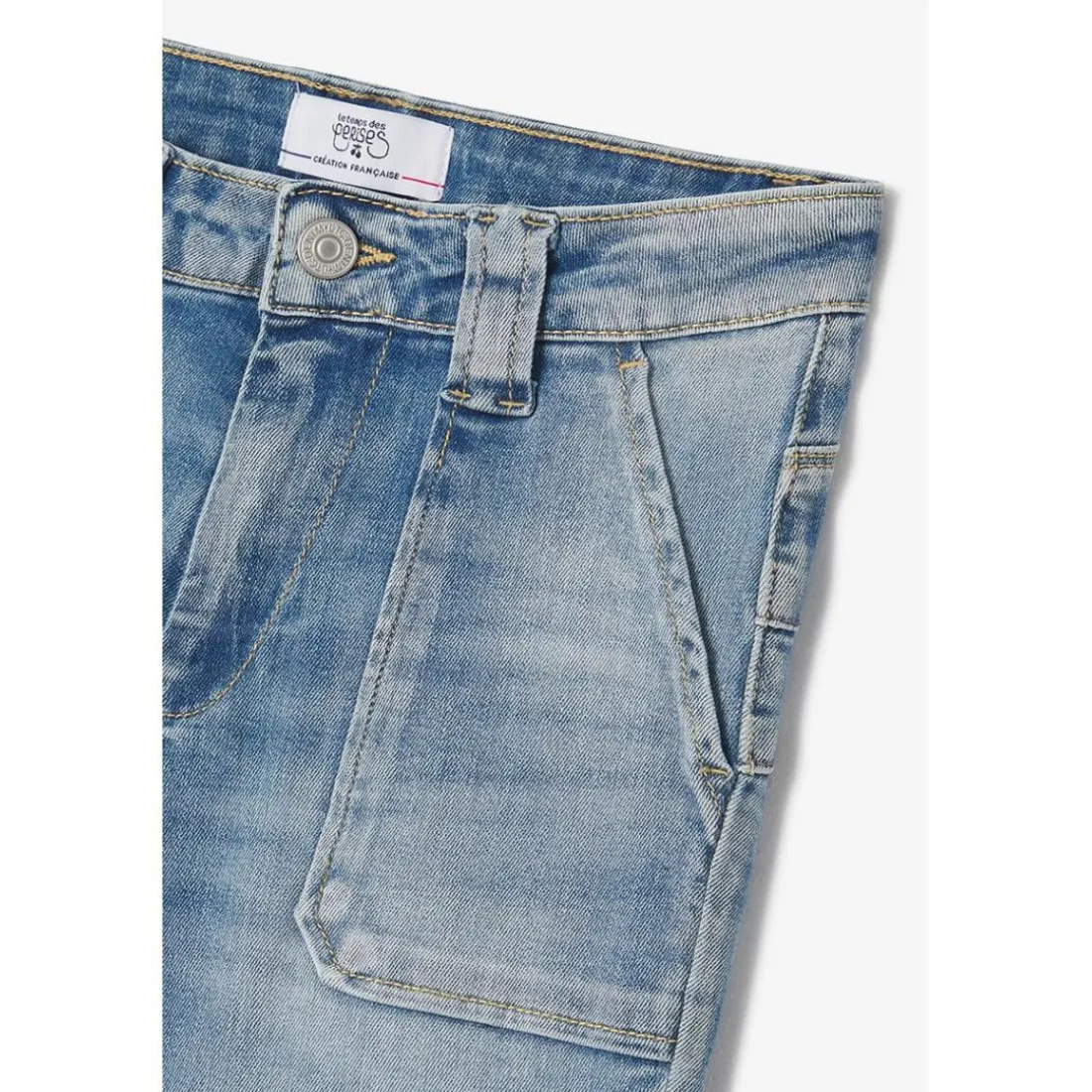 Jeans flare, très évasé, longueur 34 bleu Lyra