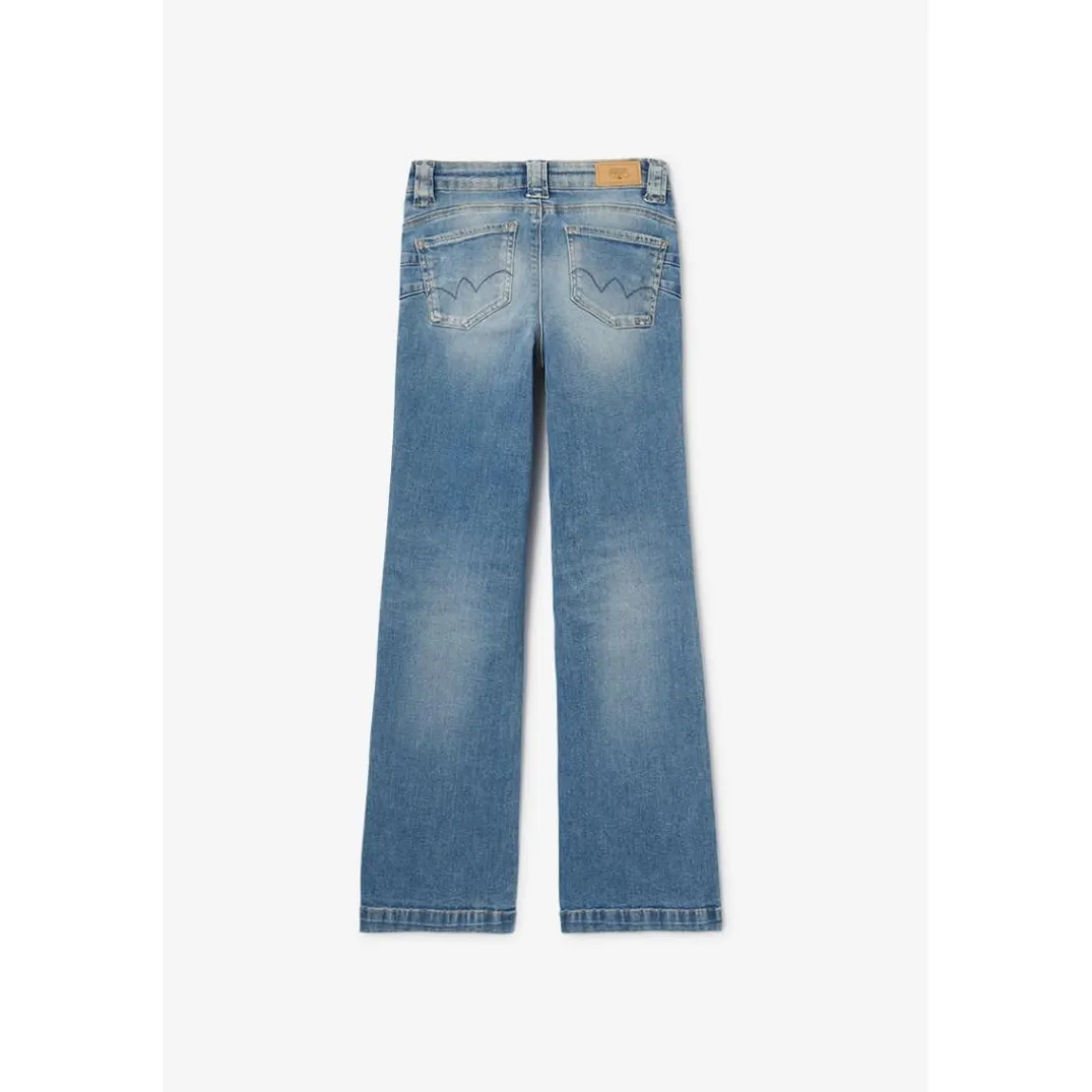 Jeans flare, très évasé, longueur 34 bleu Lyra