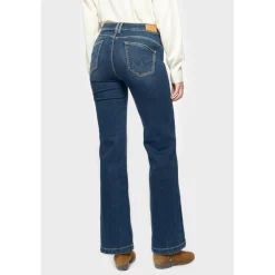 Jeans flare, très évasé PULP high flare, longueur 34 bleu en coton Élise