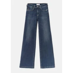 Jeans flare, très évasé PULP high flare, longueur 34 bleu en coton Élise