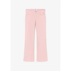 Jeans flare, très évasé PULP high flare, longueur 34 rose en coton
