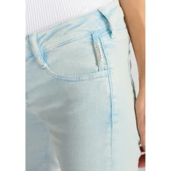 Jeans flare, très évasé PULP high flare, longueur 34 bleu Iris en coton