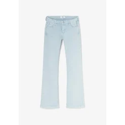 Jeans flare, très évasé PULP high flare, longueur 34 bleu Iris en coton