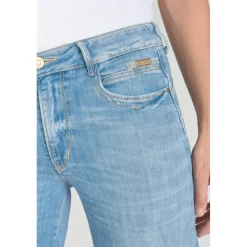 Jeans flare, très évasé PULP high flare, longueur 34 bleu en coton Nia