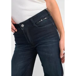 Jeans flare, très évasé PULP high flare, longueur 34 bleu Luna