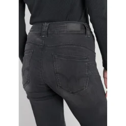 Jeans flare, très évasé PULP high flare, longueur 34 noir en coton Elise