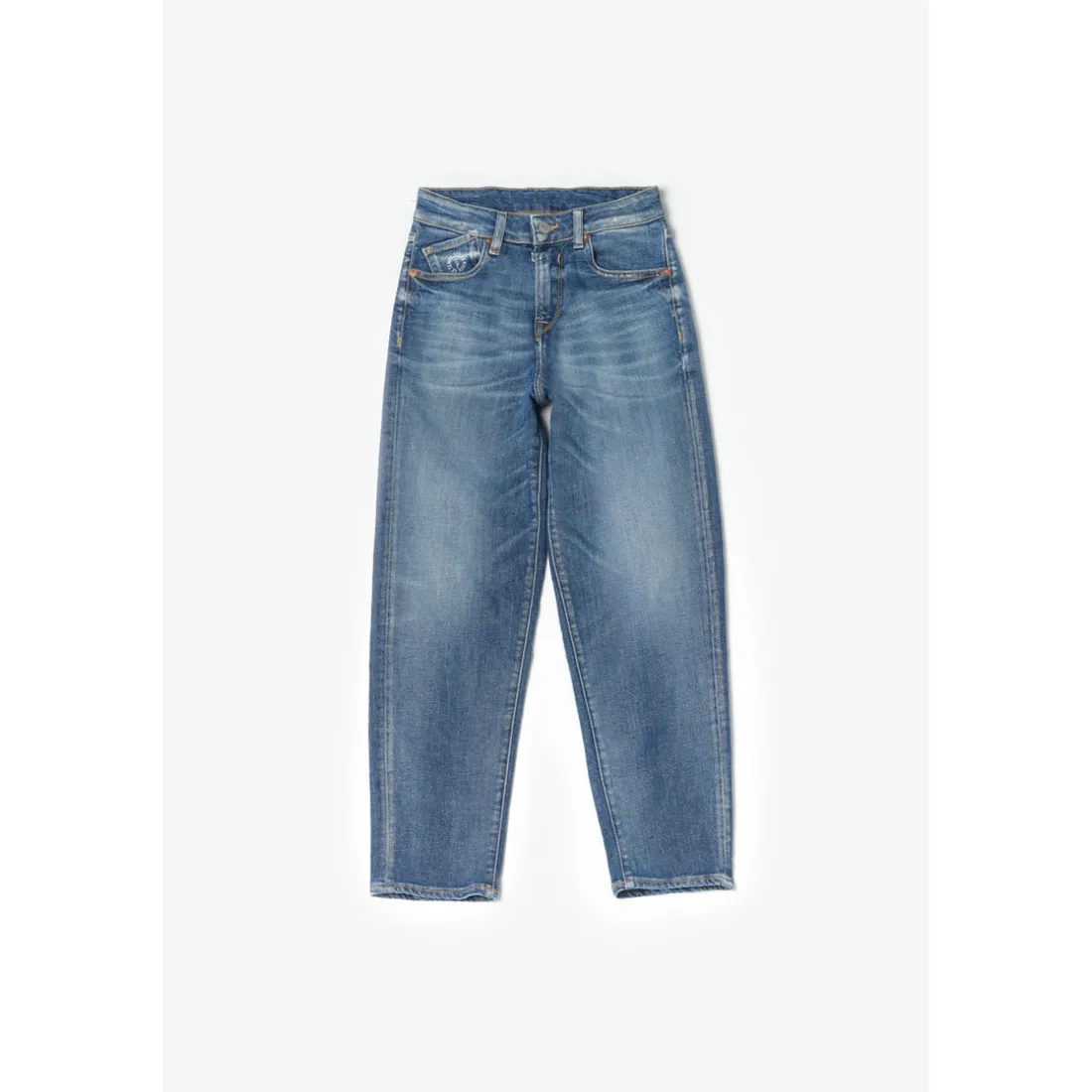 Jeans garçon, loose, large ARNAU, longueur 34 bleu
