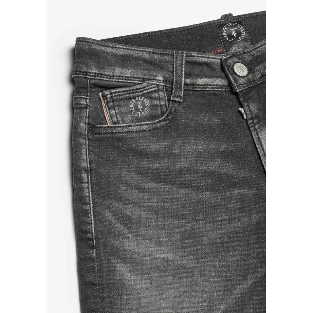 Jeans garçon, slim BLUE JOGG, longueur 34 noir