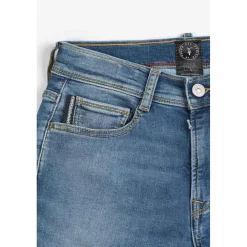 Jeans garçon, slim Harry jogg, longueur 34 bleu