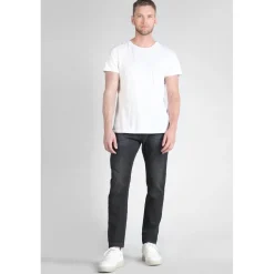 Jeans Homme chino DEJEAN noir en coton