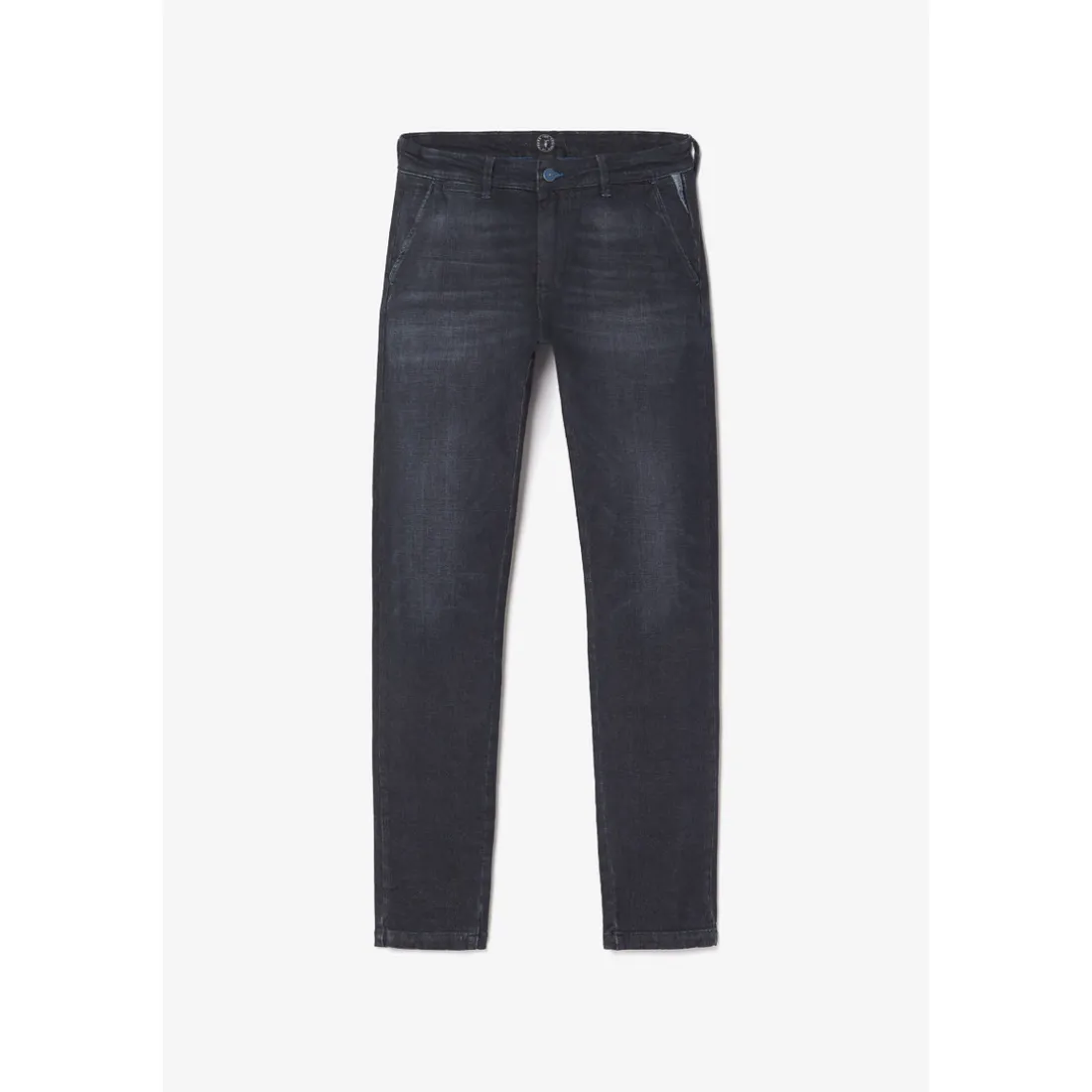 Jeans Homme chino DEJEAN noir en coton