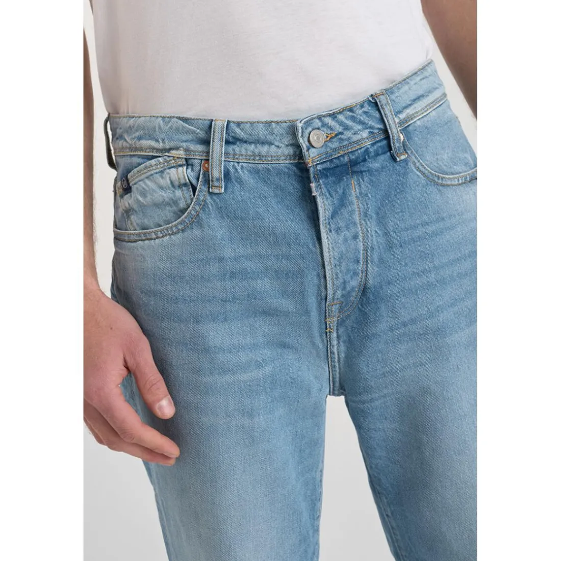 Jeans loose, large 1999, longueur 34 bleu en coton Dean