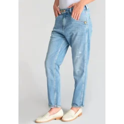 Jeans loose, large 400/60, longueur 34 bleu