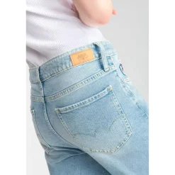 Jeans loose, large cosy, 7/8ème bleu Lucie