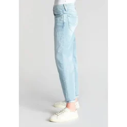 Jeans loose, large cosy, 7/8ème bleu Lucie