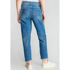 Jeans loose, large cosy, 7/8ème bleu Fawn