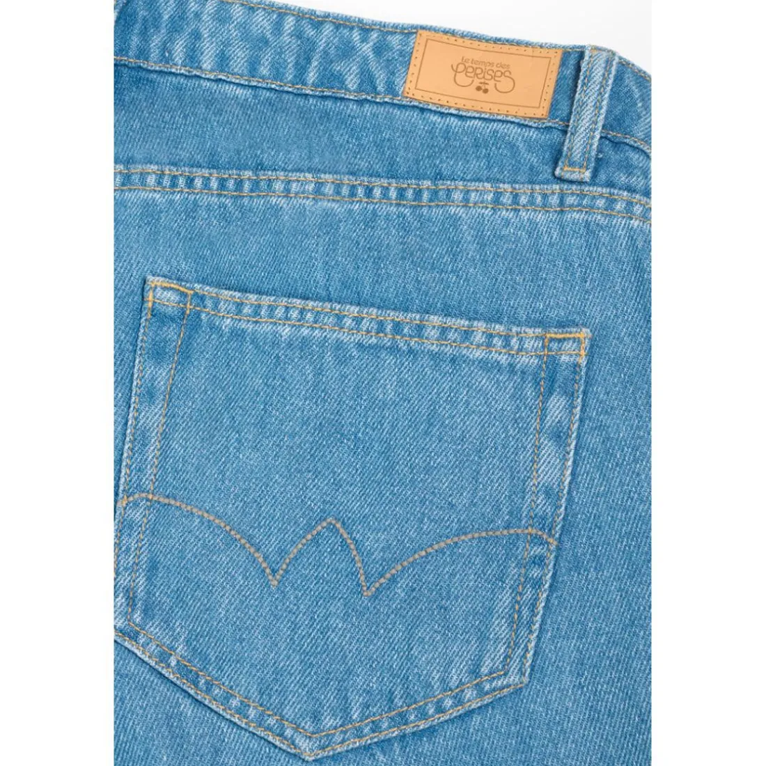 Jeans loose, large VICTORIA, longueur 34 bleu Agnes