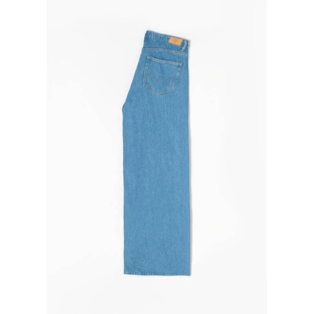 Jeans loose, large VICTORIA, longueur 34 bleu Agnes