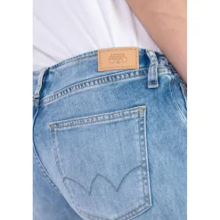 Jeans loose, large wide leg , longueur 34 bleu Daisy