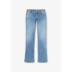 Jeans loose, large wide leg , longueur 34 bleu Daisy