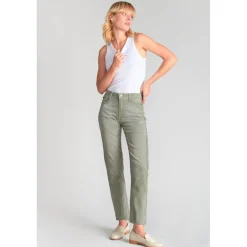 Jeans Marylou mom 400/17, 7/8ème kaki