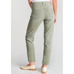 Jeans Marylou mom 400/17, 7/8ème kaki