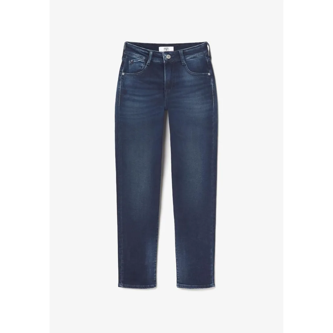 Jeans mom - Bleu en coton