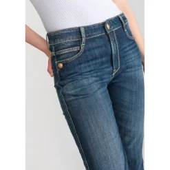 Jeans mom 400/18, 7/8ème bleu Lia