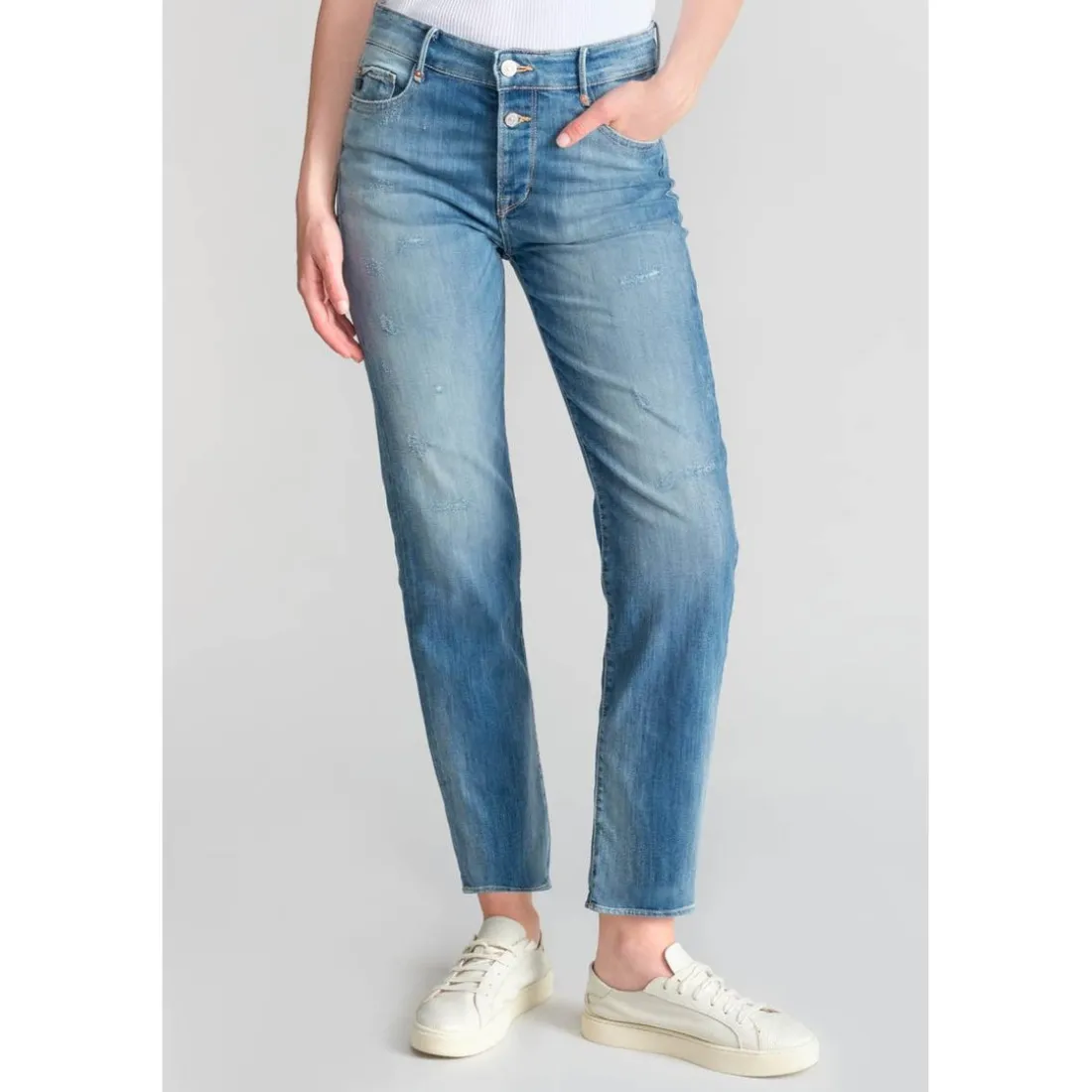 Jeans mom 400/18, 7/8ème bleu Nola