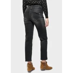 Jeans mom 400/18, 7/8ème noir