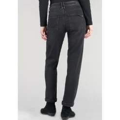 Jeans mom 400/18, 7/8ème noir en coton