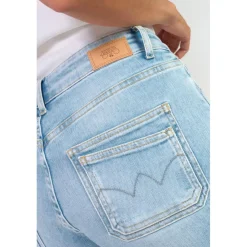 Jeans mom 400/17 mom taille haute 7/8ème bleu Dina