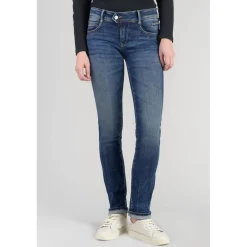 Jeans push-up droit PULP bleu en coton