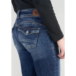 Jeans push-up droit PULP bleu en coton