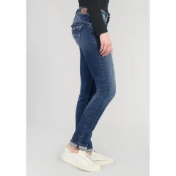 Jeans push-up droit PULP bleu en coton