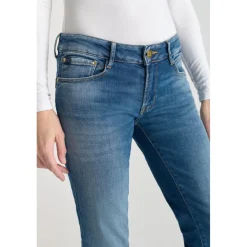 Jeans push-up regular, droit PULP, longueur 34 bleu Page en coton